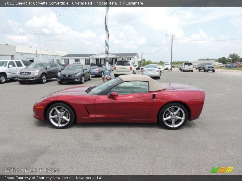 Crystal Red Tintcoat Metallic / Cashmere 2011 Chevrolet Corvette Convertible