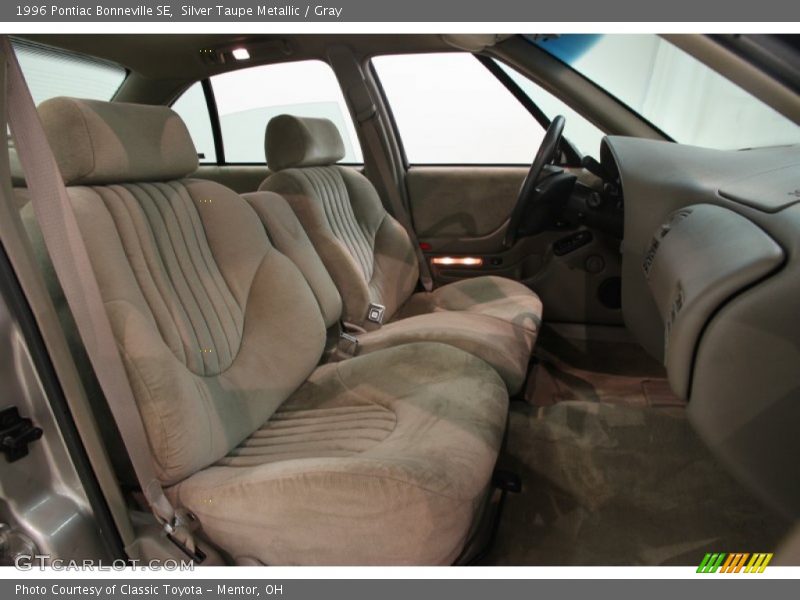 Silver Taupe Metallic / Gray 1996 Pontiac Bonneville SE