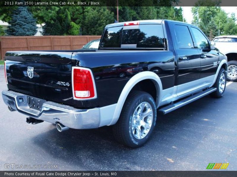 Black / Black 2013 Ram 1500 Laramie Crew Cab 4x4