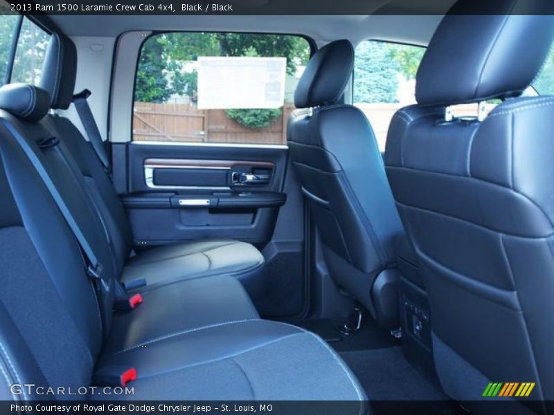 Black / Black 2013 Ram 1500 Laramie Crew Cab 4x4