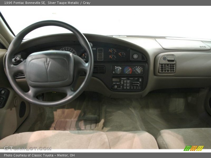 Silver Taupe Metallic / Gray 1996 Pontiac Bonneville SE