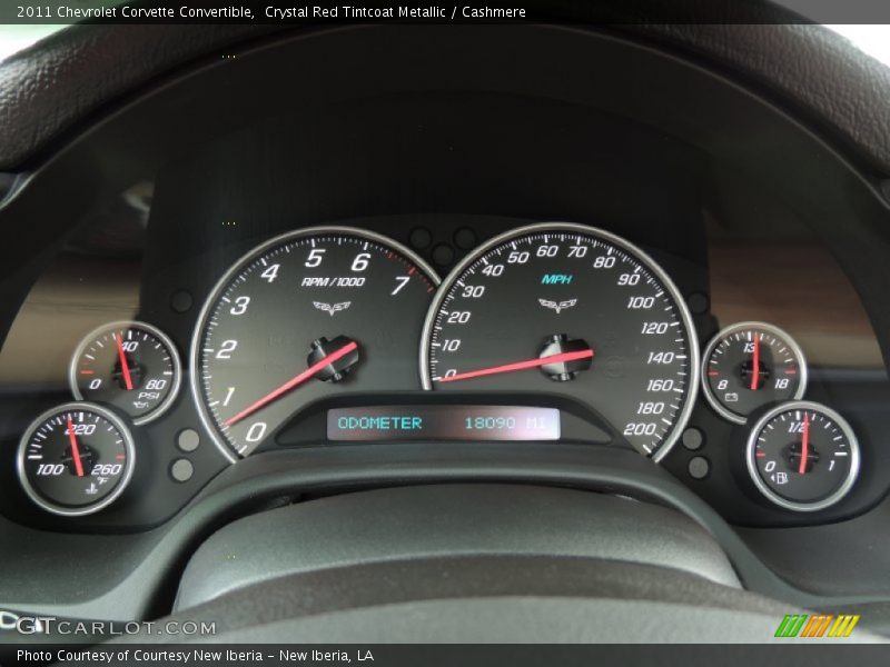  2011 Corvette Convertible Convertible Gauges