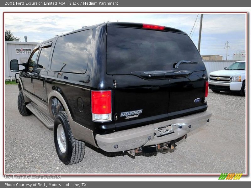 Black / Medium Parchment 2001 Ford Excursion Limited 4x4