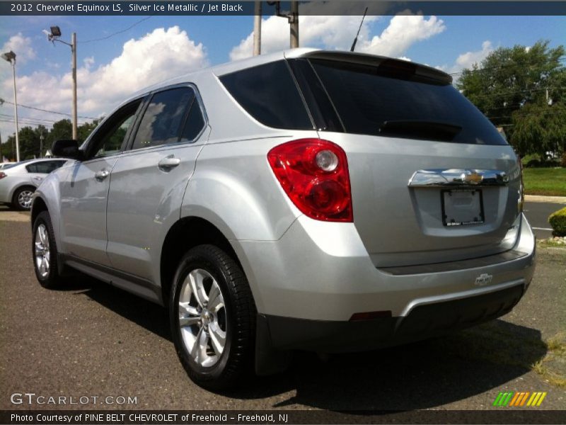 Silver Ice Metallic / Jet Black 2012 Chevrolet Equinox LS