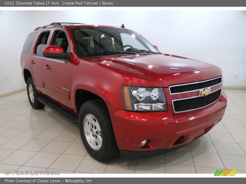 Crystal Red Tintcoat / Ebony 2012 Chevrolet Tahoe LT 4x4