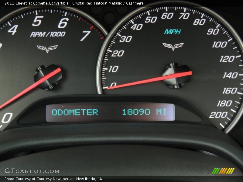 Crystal Red Tintcoat Metallic / Cashmere 2011 Chevrolet Corvette Convertible