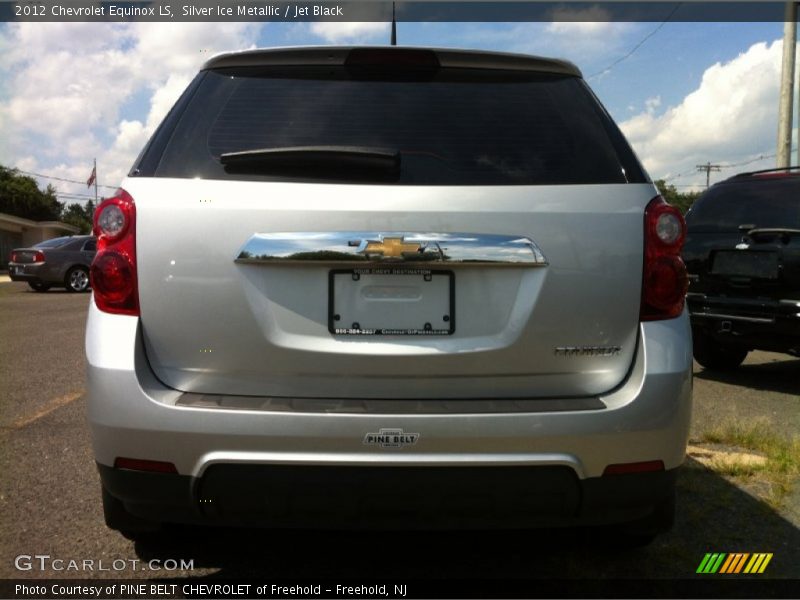 Silver Ice Metallic / Jet Black 2012 Chevrolet Equinox LS