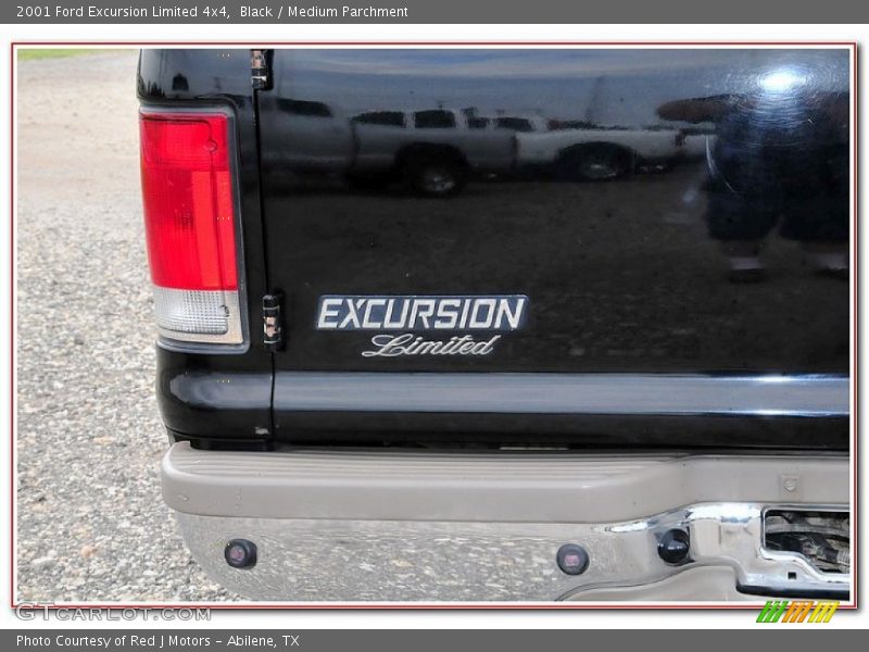 Black / Medium Parchment 2001 Ford Excursion Limited 4x4
