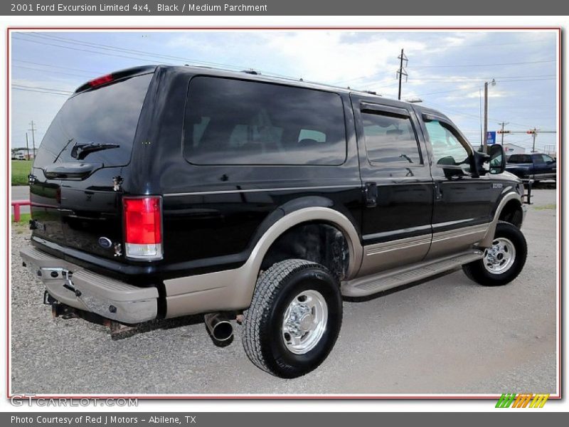 Black / Medium Parchment 2001 Ford Excursion Limited 4x4
