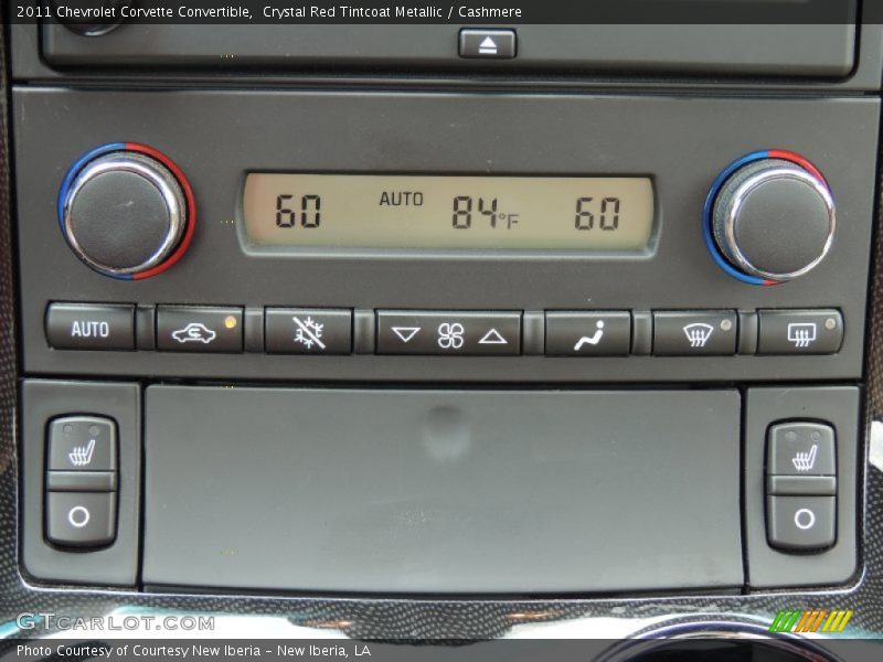 Controls of 2011 Corvette Convertible