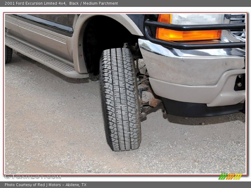Black / Medium Parchment 2001 Ford Excursion Limited 4x4