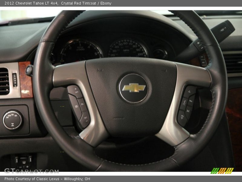 Crystal Red Tintcoat / Ebony 2012 Chevrolet Tahoe LT 4x4