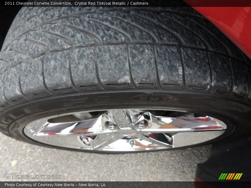 Crystal Red Tintcoat Metallic / Cashmere 2011 Chevrolet Corvette Convertible