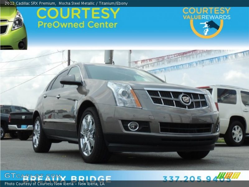 Mocha Steel Metallic / Titanium/Ebony 2012 Cadillac SRX Premium