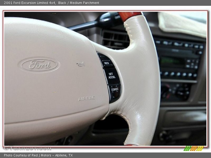 Black / Medium Parchment 2001 Ford Excursion Limited 4x4