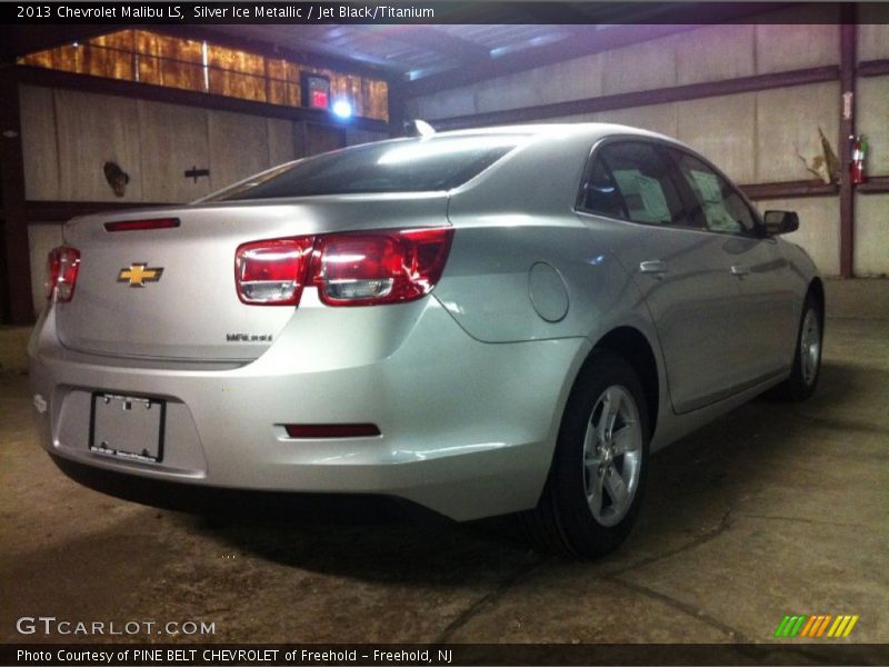Silver Ice Metallic / Jet Black/Titanium 2013 Chevrolet Malibu LS