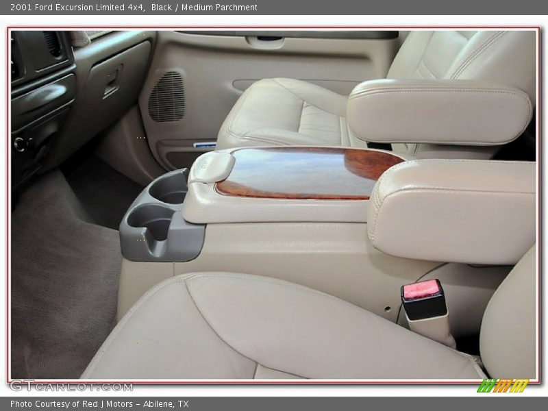 Black / Medium Parchment 2001 Ford Excursion Limited 4x4