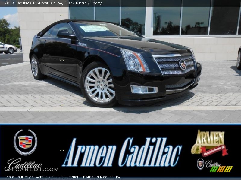 Black Raven / Ebony 2013 Cadillac CTS 4 AWD Coupe