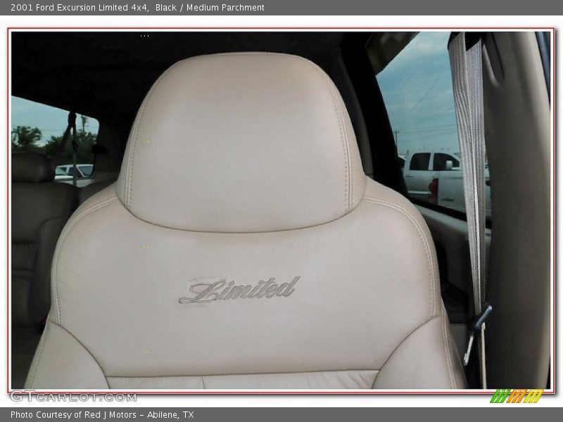 Black / Medium Parchment 2001 Ford Excursion Limited 4x4
