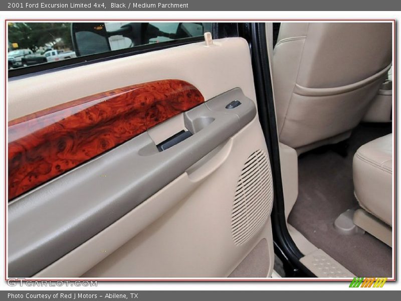 Black / Medium Parchment 2001 Ford Excursion Limited 4x4