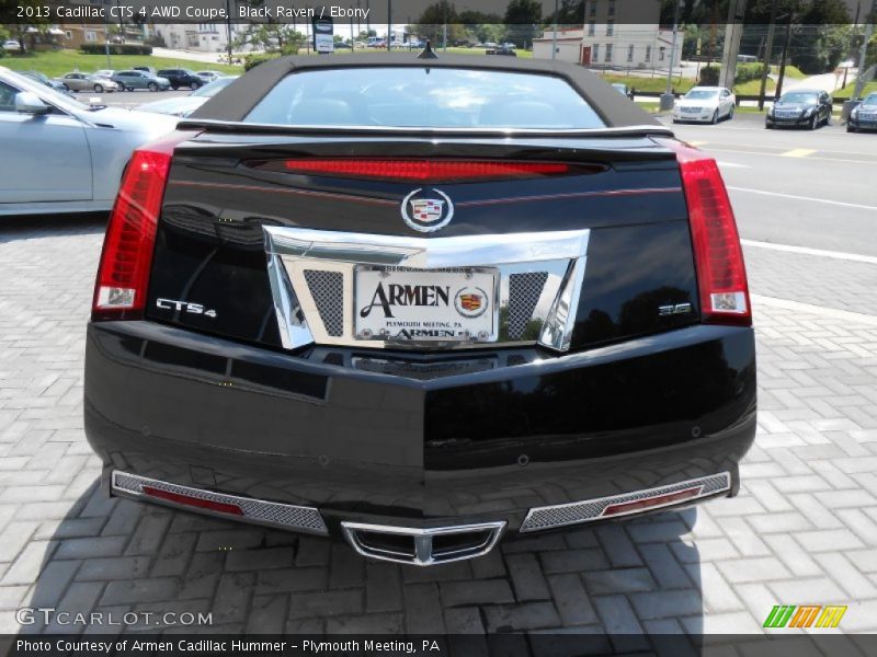 Black Raven / Ebony 2013 Cadillac CTS 4 AWD Coupe