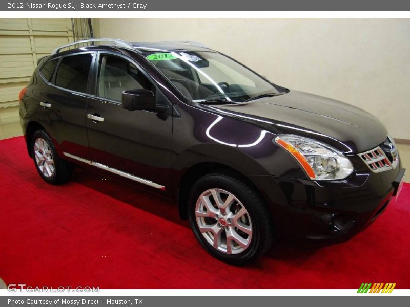 Black Amethyst / Gray 2012 Nissan Rogue SL