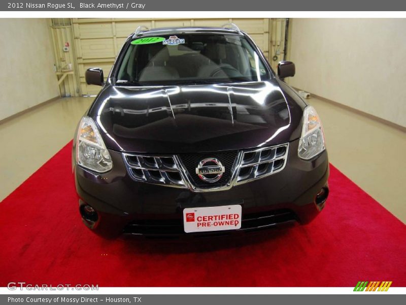 Black Amethyst / Gray 2012 Nissan Rogue SL