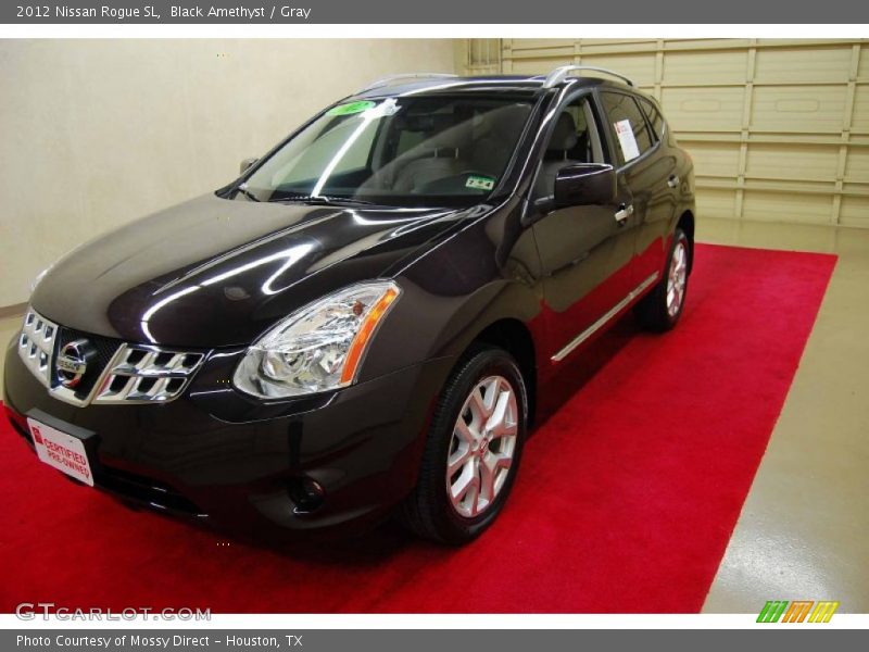 Black Amethyst / Gray 2012 Nissan Rogue SL