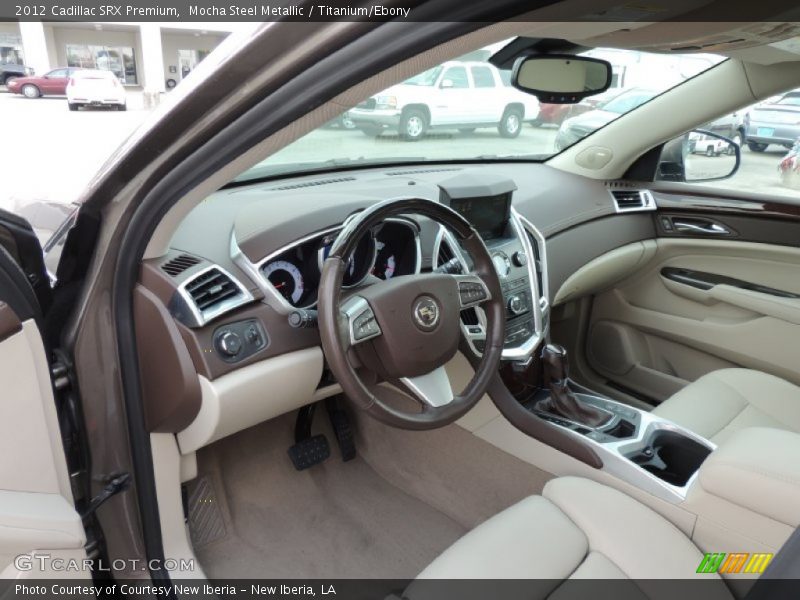 Mocha Steel Metallic / Titanium/Ebony 2012 Cadillac SRX Premium