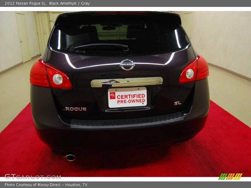 Black Amethyst / Gray 2012 Nissan Rogue SL