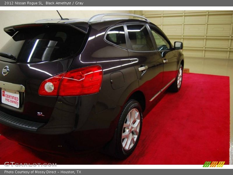 Black Amethyst / Gray 2012 Nissan Rogue SL