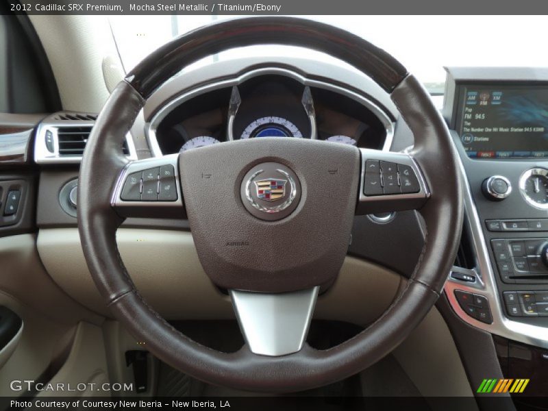 Mocha Steel Metallic / Titanium/Ebony 2012 Cadillac SRX Premium