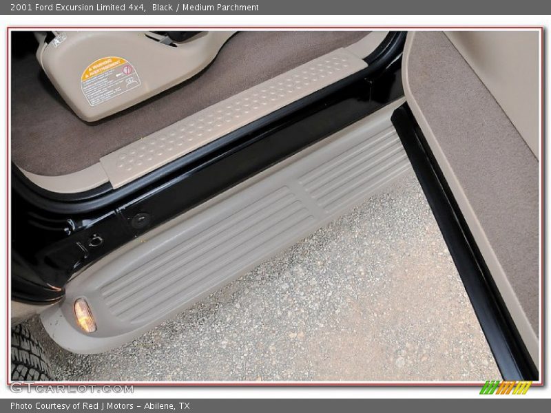 Black / Medium Parchment 2001 Ford Excursion Limited 4x4
