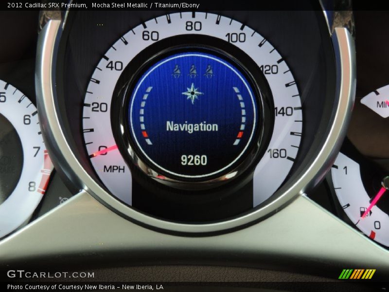 Mocha Steel Metallic / Titanium/Ebony 2012 Cadillac SRX Premium