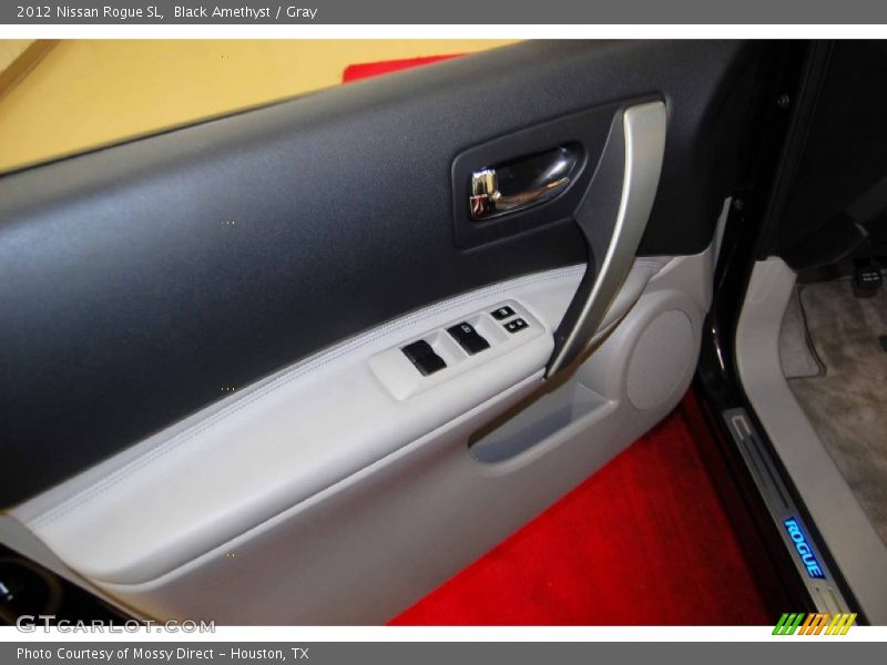Black Amethyst / Gray 2012 Nissan Rogue SL