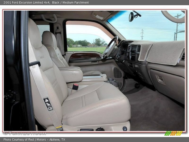 Black / Medium Parchment 2001 Ford Excursion Limited 4x4