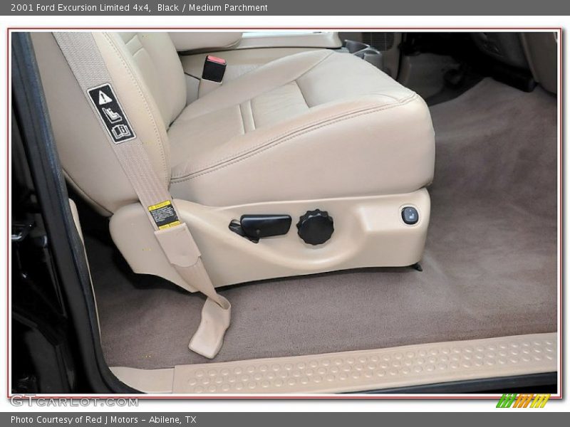 Black / Medium Parchment 2001 Ford Excursion Limited 4x4