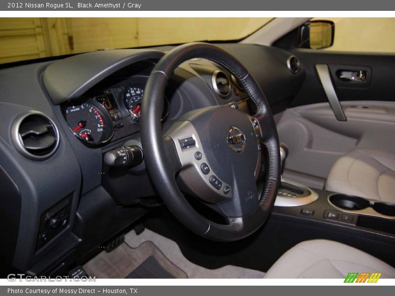Black Amethyst / Gray 2012 Nissan Rogue SL