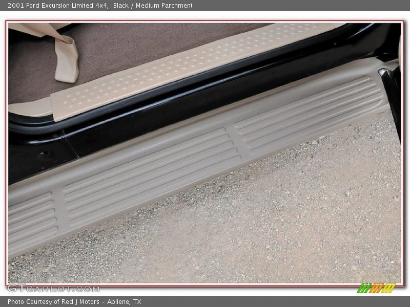 Black / Medium Parchment 2001 Ford Excursion Limited 4x4