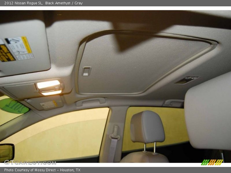 Black Amethyst / Gray 2012 Nissan Rogue SL