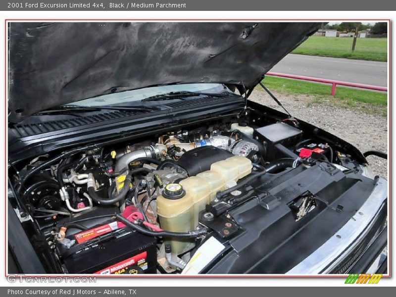Black / Medium Parchment 2001 Ford Excursion Limited 4x4