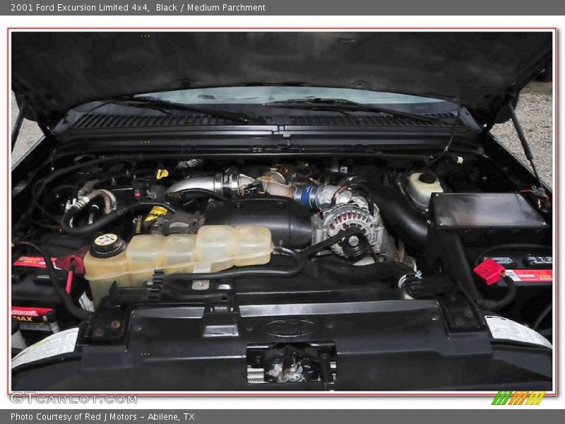 Black / Medium Parchment 2001 Ford Excursion Limited 4x4