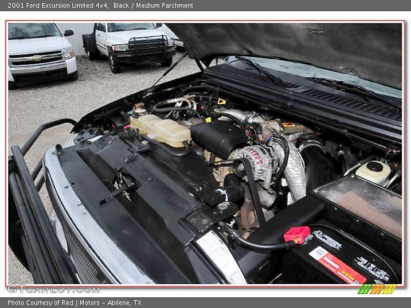 Black / Medium Parchment 2001 Ford Excursion Limited 4x4