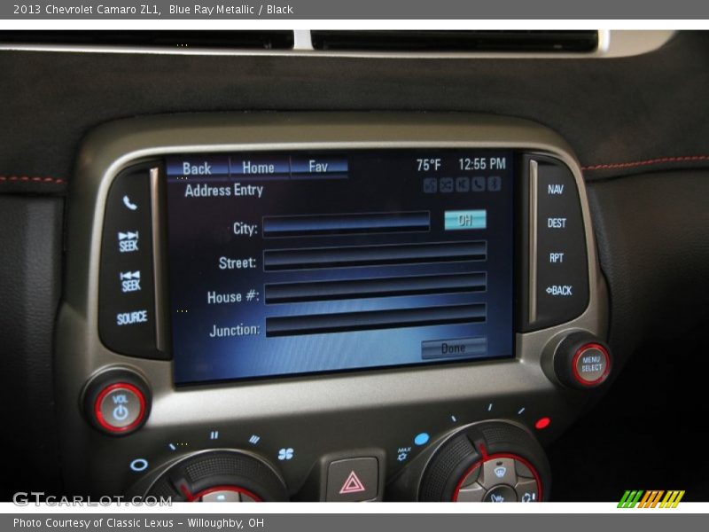 Blue Ray Metallic / Black 2013 Chevrolet Camaro ZL1