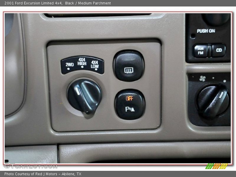 Black / Medium Parchment 2001 Ford Excursion Limited 4x4