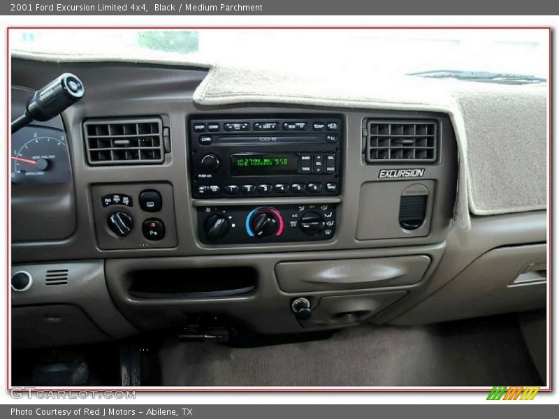 Black / Medium Parchment 2001 Ford Excursion Limited 4x4