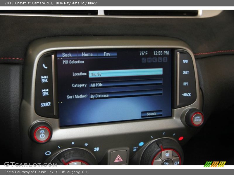 Blue Ray Metallic / Black 2013 Chevrolet Camaro ZL1