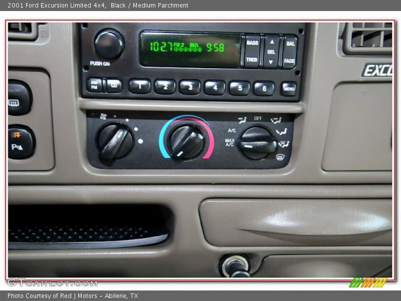 Black / Medium Parchment 2001 Ford Excursion Limited 4x4