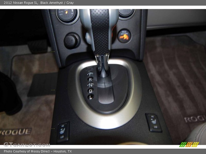 Black Amethyst / Gray 2012 Nissan Rogue SL
