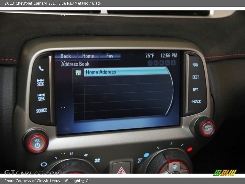 Blue Ray Metallic / Black 2013 Chevrolet Camaro ZL1